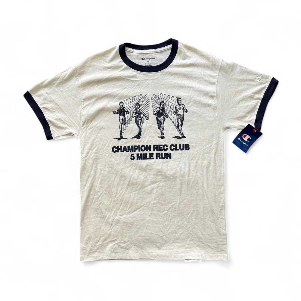 Champion Rec Club Ringer Tee Men's M Gym